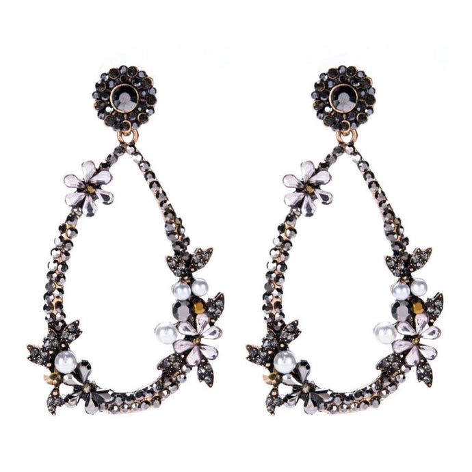 ANNIE Earrings by MAYA - Black