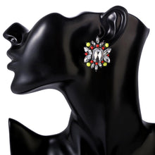 Load image into Gallery viewer, BELA Earrings by MAYA - Yellow &amp; Red