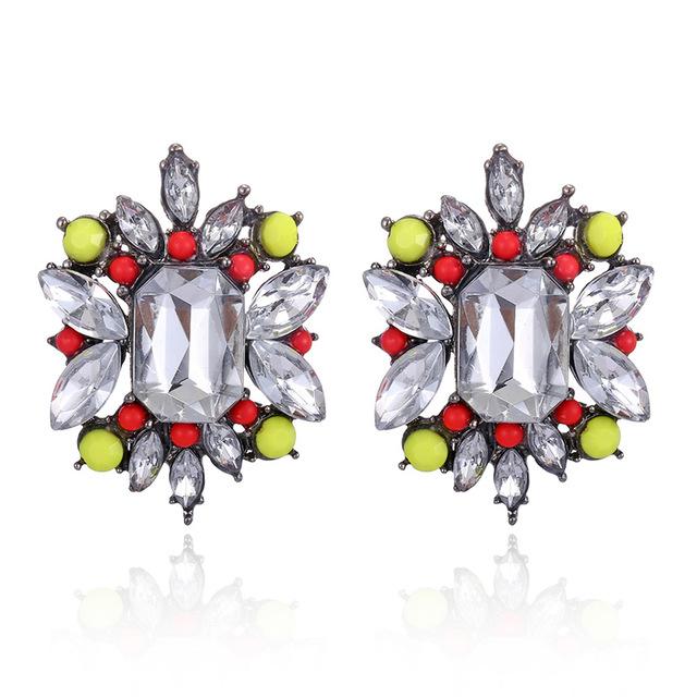 BELA Earrings by MAYA - Yellow & Red