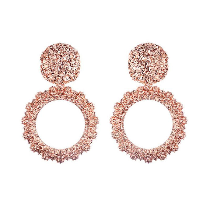 BELLY Earrings by MAYA - Rose Gold
