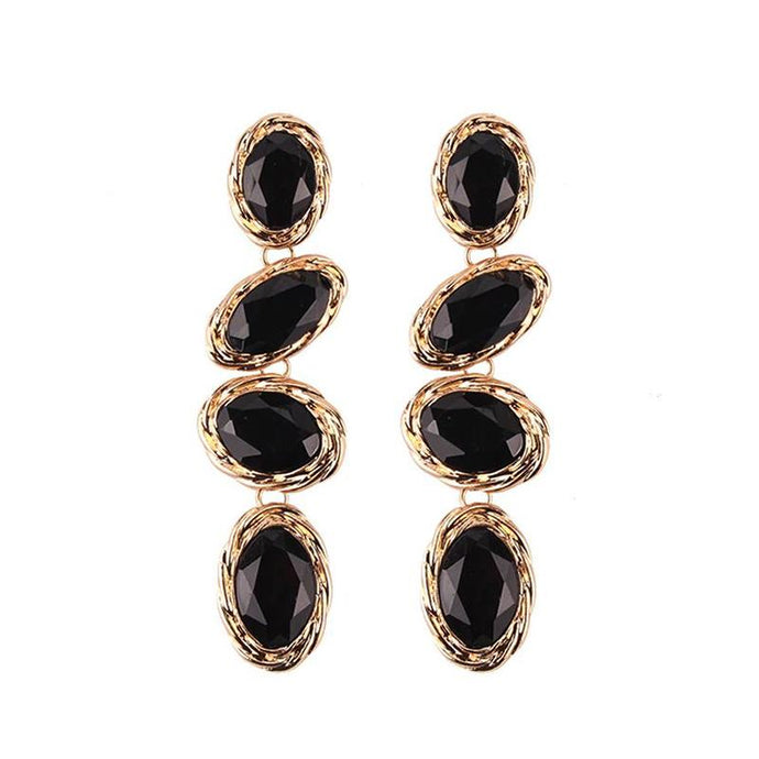 Carolina Earrings by MAYA - Black