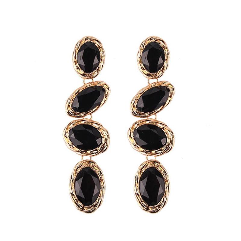 Carolina Earrings by MAYA - Black