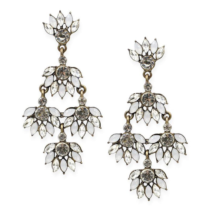 FENDE Earrings by MAYA - White