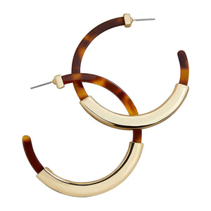 JUPITOR Earrings by MAYA - Tortoise & Gold