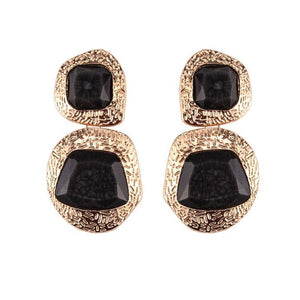Queenz Earrings by MAYA - Black