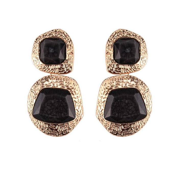 Queenz Earrings by MAYA - Black