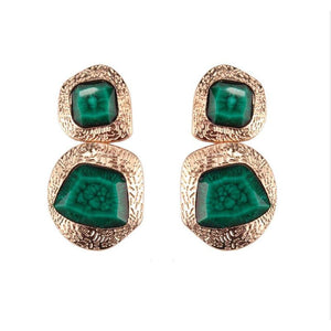 Queenz Earrings by MAYA - Green