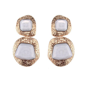 Queenz Earrings by MAYA - Marble