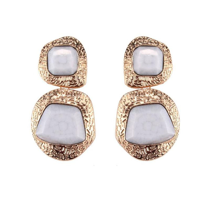 Queenz Earrings by MAYA - Marble