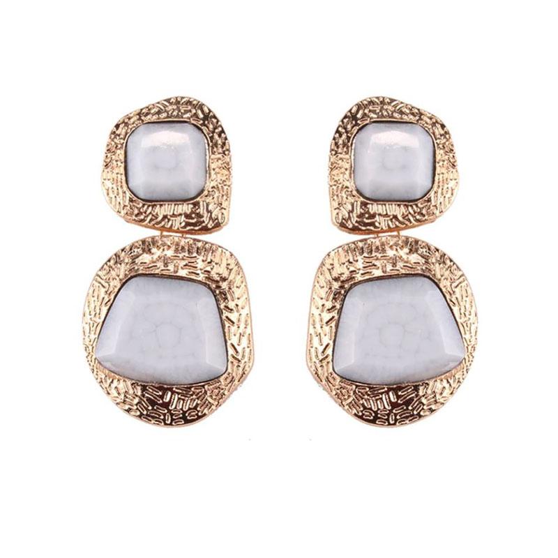 Queenz Earrings by MAYA - Marble