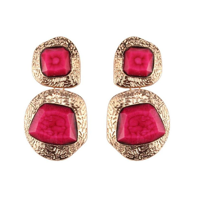 Queenz Earrings by MAYA - Pink