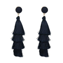 Load image into Gallery viewer, RIVER Earrings by MAYA - Navy