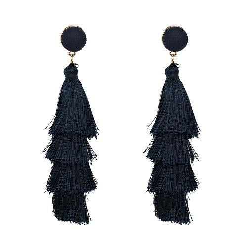 RIVER Earrings by MAYA - Navy