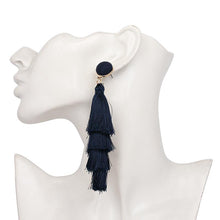 Load image into Gallery viewer, RIVER Earrings by MAYA - Navy