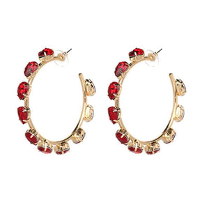 RUBY Earrings by MAYA - Red