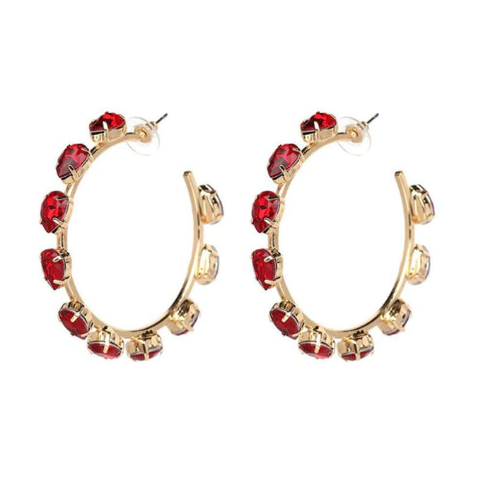 RUBY Earrings by MAYA - Red