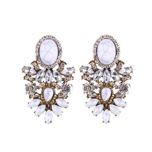 SAMAR Earrings by MAYA - White