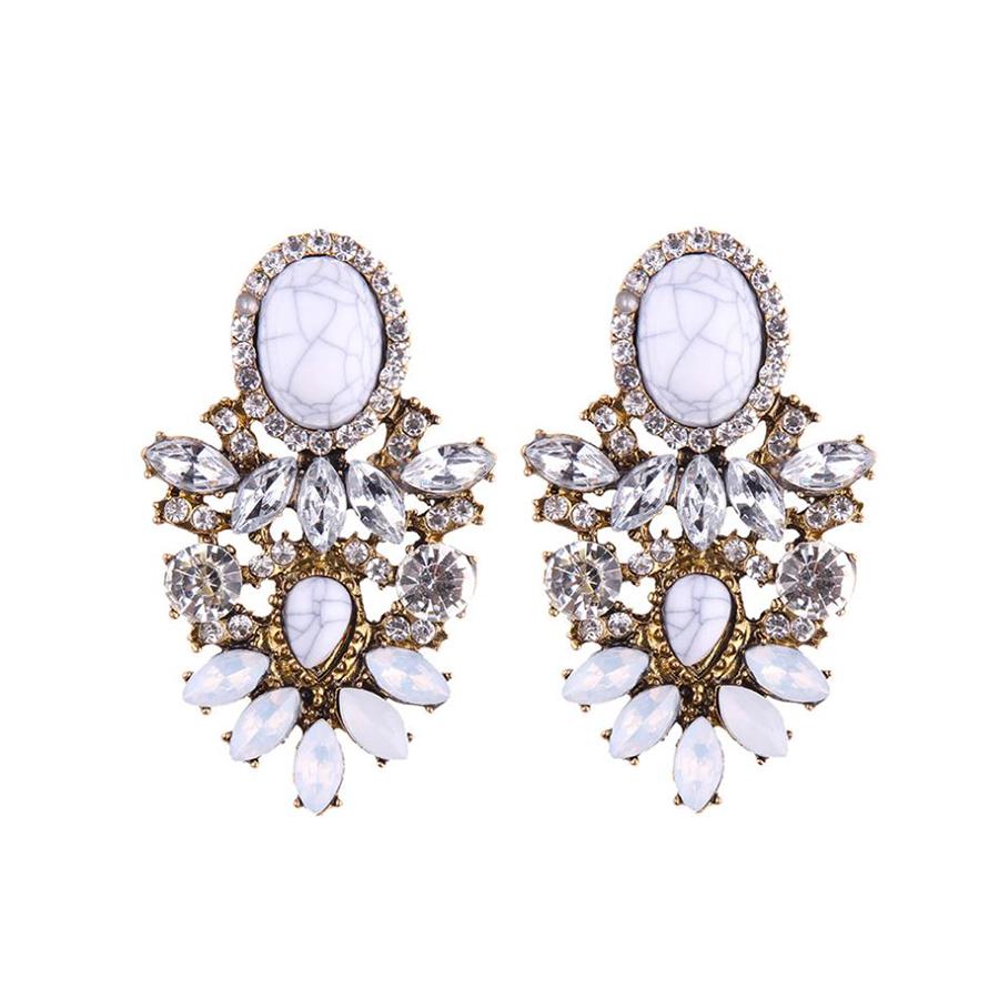 SAMAR Earrings by MAYA - White