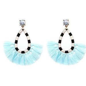 ZOE Earrings by MAYA - Aqua