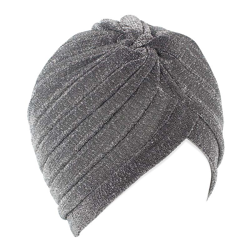 Turban Metallic Silver